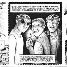 A panel from Stuck Rubber Baby